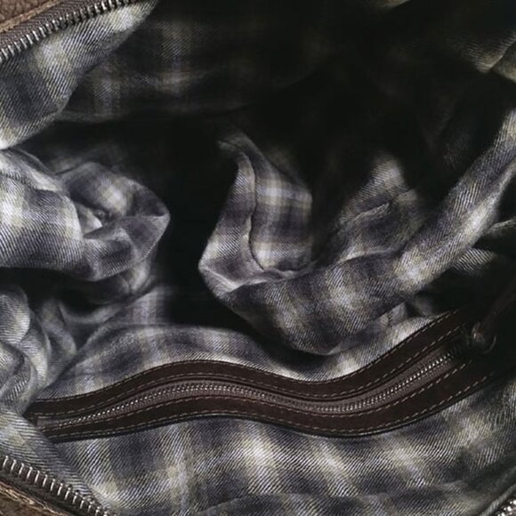 Chloe Shearling Satchel 'Ollie' Chocolate Brown Y2K Bag - Picture 11 of 12